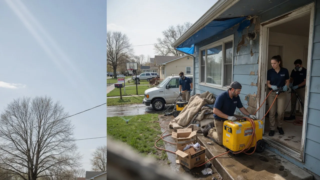 Basement Flood Cleanup in Winchester, KS near me